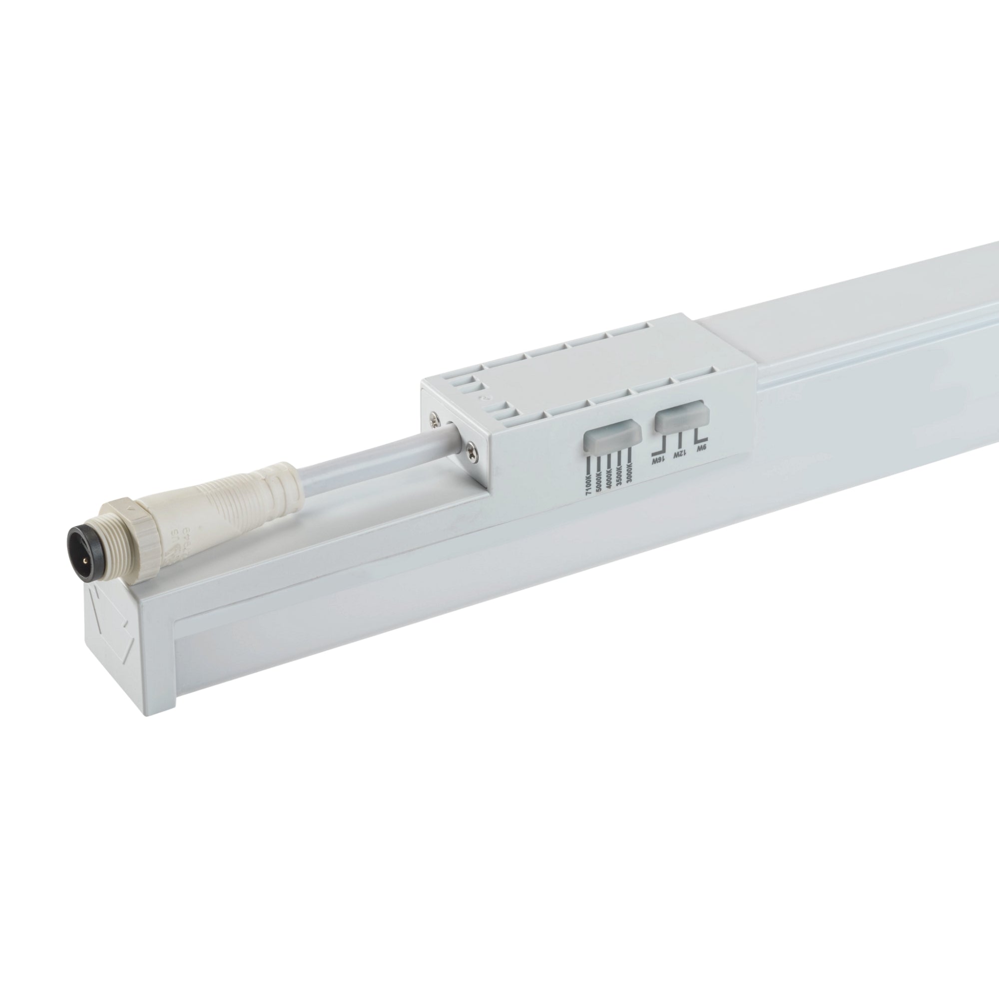 2ft LED Multi-Purpose Linear Fixture, 16W, 2100 Lumens, Selectable CCT, 120-277V