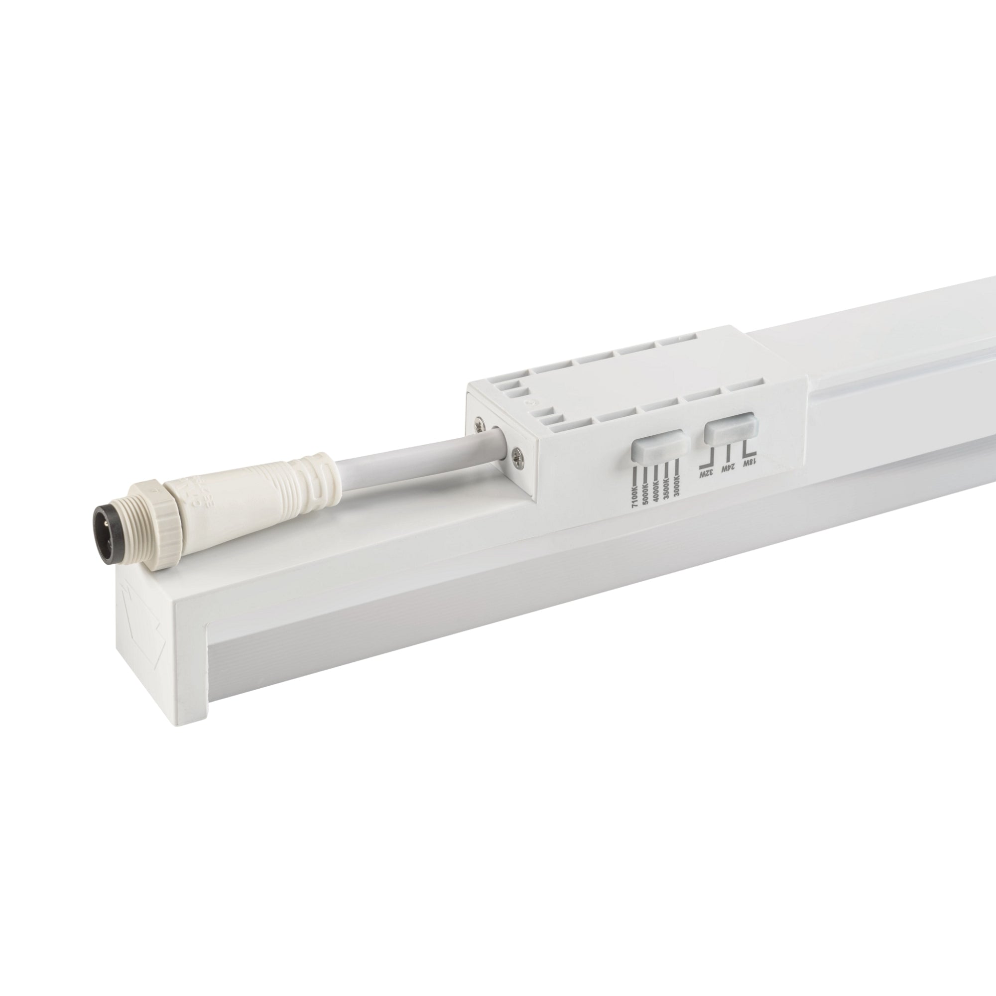 4ft LED Multi-Purpose Linear Fixture, 32W, 4200 Lumens, Selectable CCT, 120-277V
