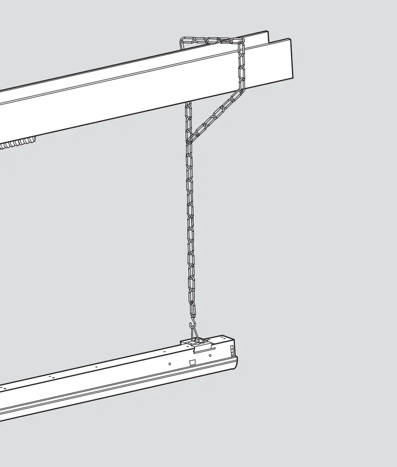 Keystone KT-MSLED-VH-KIT - V-Hook And Chain Mounting Kit - Bees Lighting