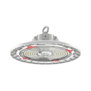 Round LED High Bay Light, 16230 Lumens, 100W, 30K/40K/50K, 120-277V, White