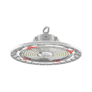 Round LED High Bay Light, 23580 Lumens, 150W, 30K/40K/50K, 120-277V, White