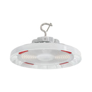 Keystone XFit OpticSwap UFO LED High Bay 23850 Lumens Selectable 150W/100W/80W Selectable CCT 120-277V Hook Mount White