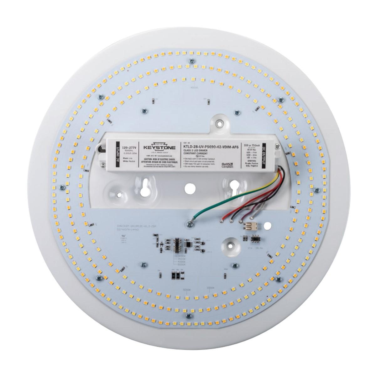 LED Circular Kit, 29 Watt, 4200 Lumens, Selectable CCT 30K/35K/40K/50K, 0-10V Control Dimming, 120-277V