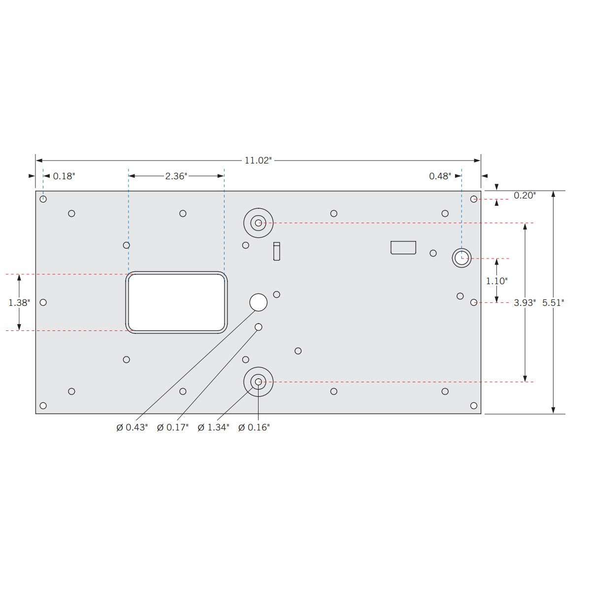 11" Linear LED Retrofit Kit, 4200lm, Selectable CCT, 120-277V - Bees Lighting