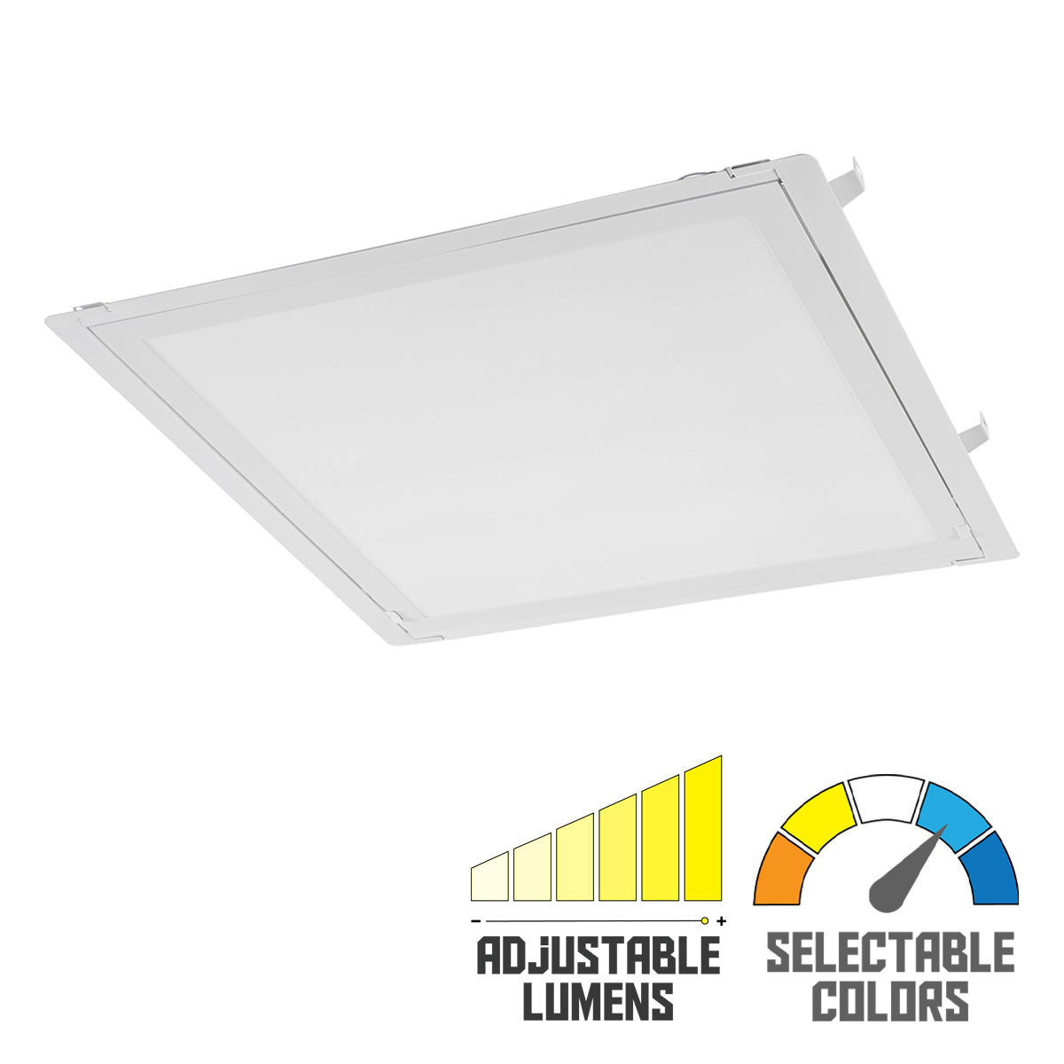 2x2 LED Back-Lit Panel Retrofit Kit, 20/30/35 Watts, 3850 Lumens, 35K/40K/50K, 120-277V - Bees Lighting