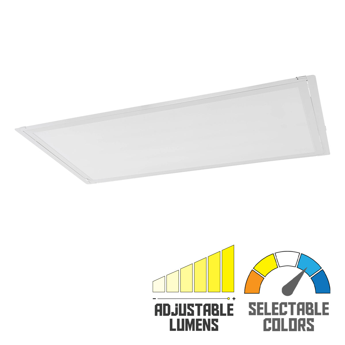 2x4 LED Back-Lit Panel Retrofit Kit, 30/35/45W, 5000 Lumens, 35K/40K/50K, 120-277V - Bees Lighting