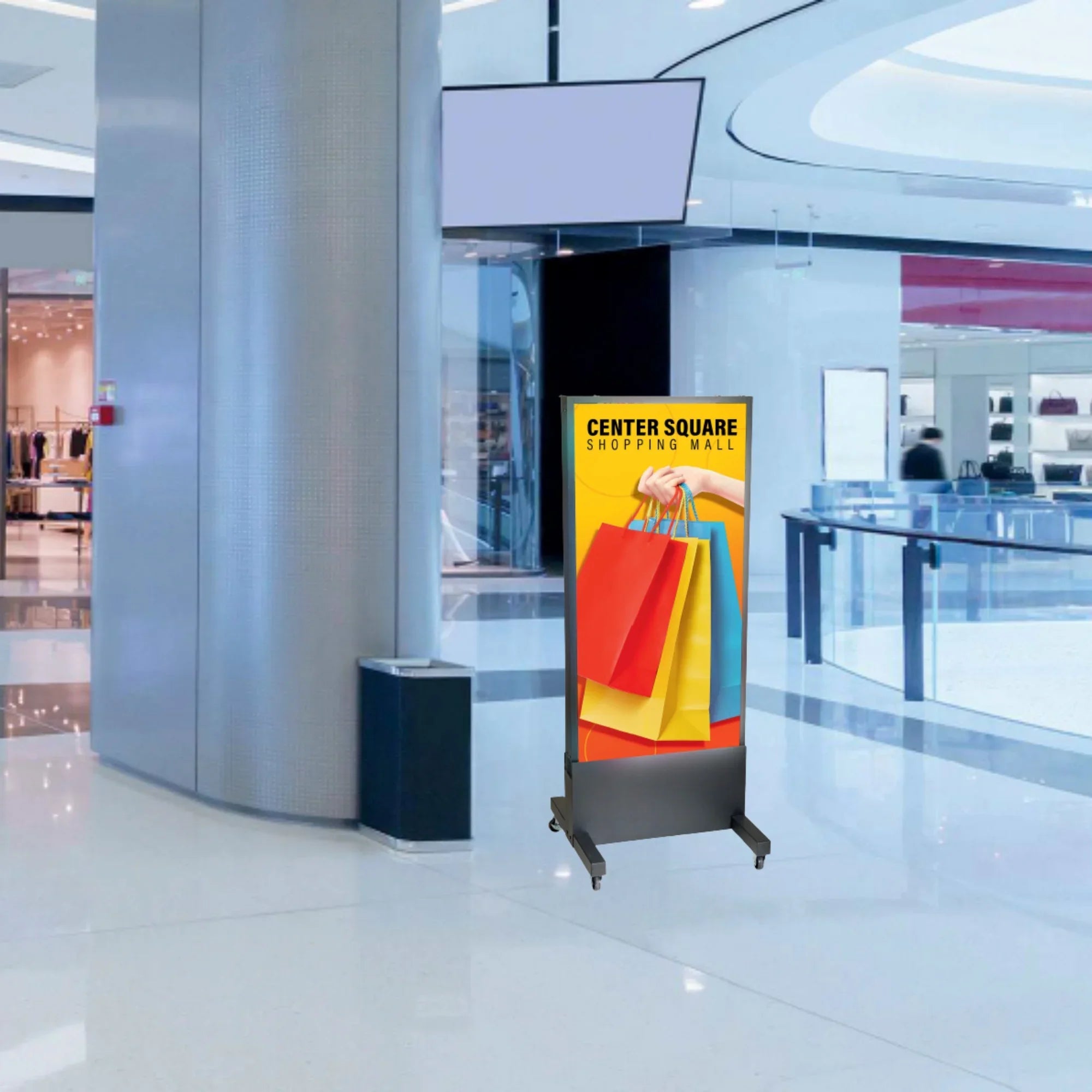 Keystone 2ft x 4ft Portable LED Sign Cabinet - Double Sided