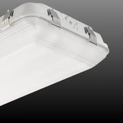 Keystone XFit Vapor Tight High Bay 30100 Lumens Selectable 215W/175W/135W Selectable CCT 120-277V Suspended Mount