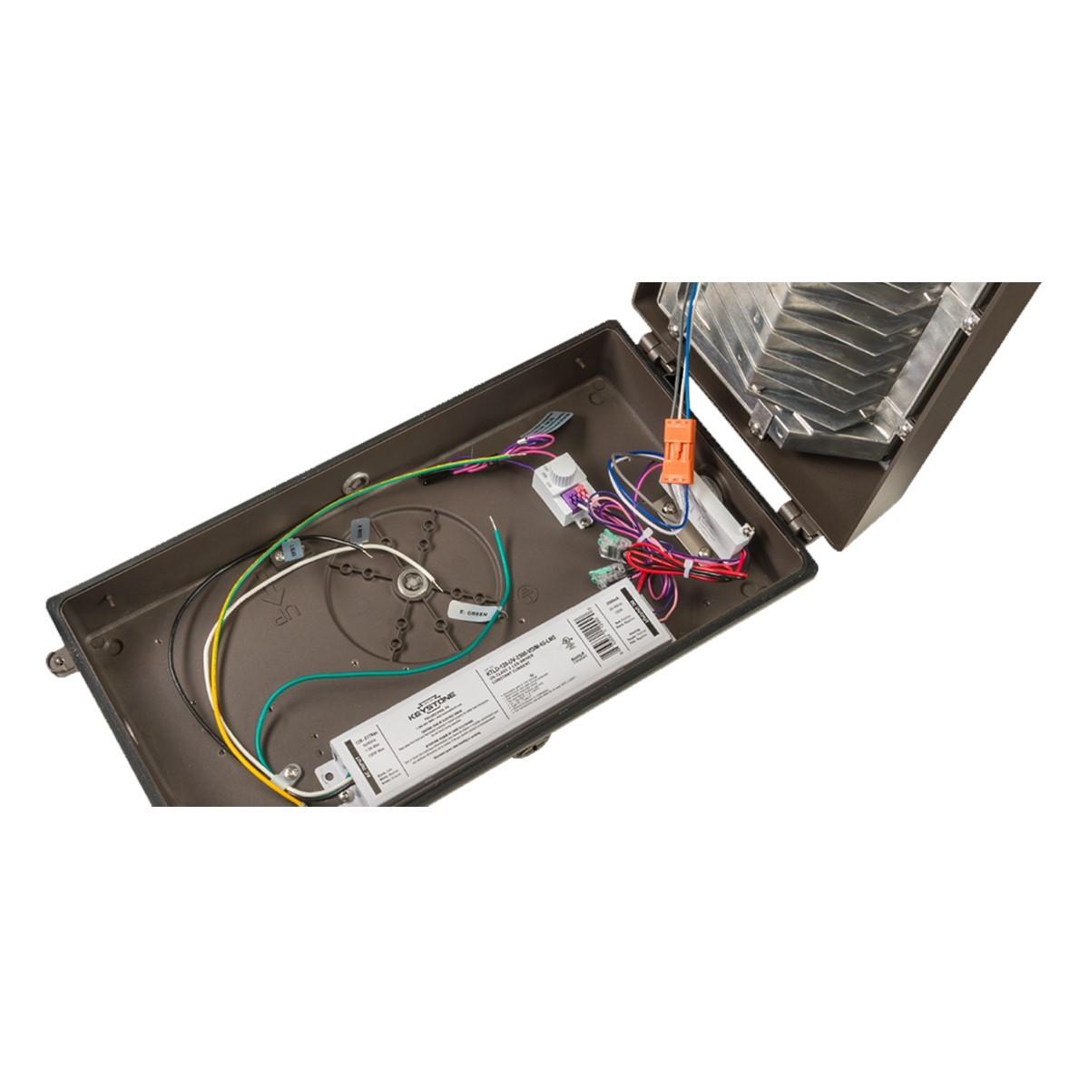 Slim LED Wall Pack, 17100 Lumens, 80|100|120W, 30K|40K|50K, On|Off Photocell, 120-277V - Bees Lighting