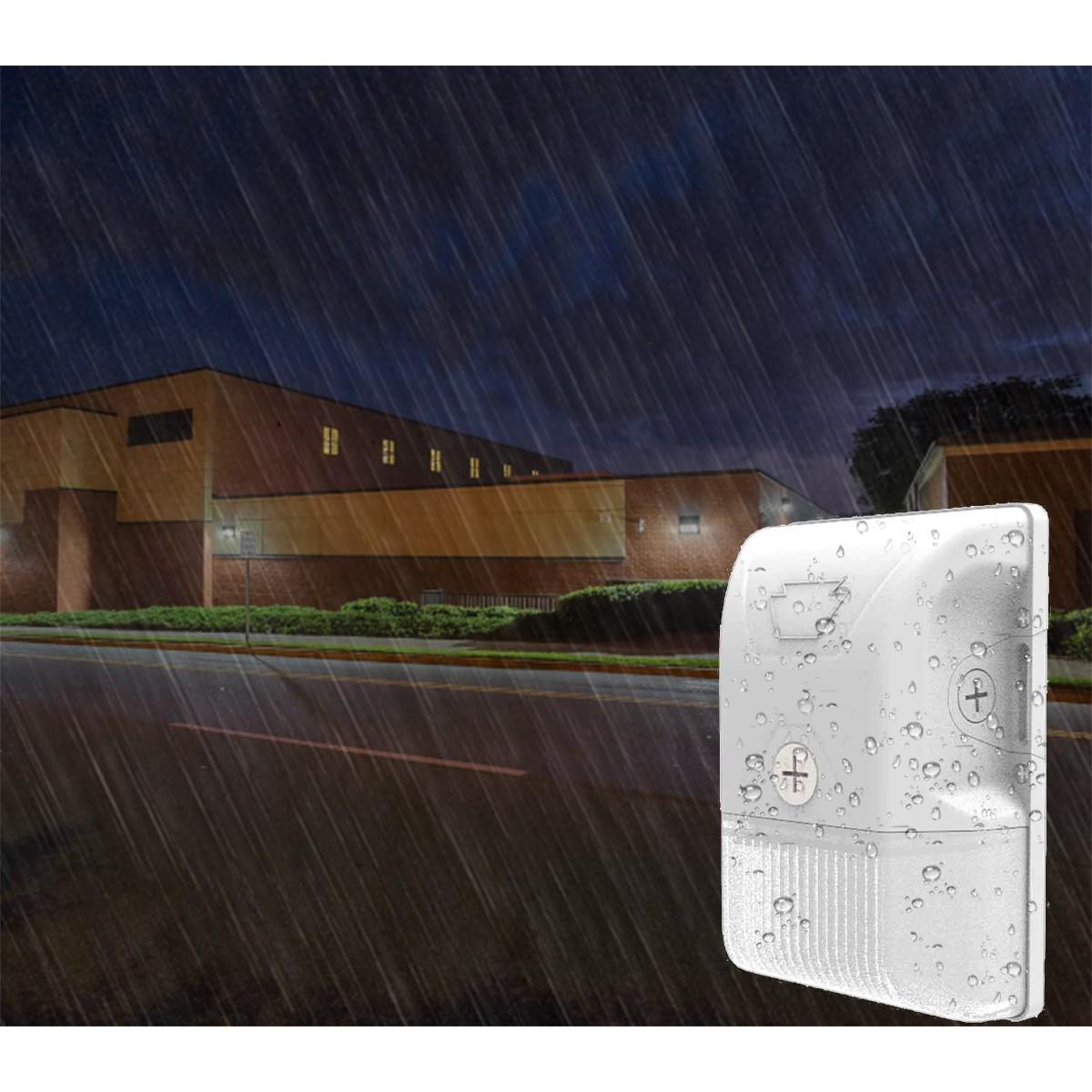 LED Mini Wall Pack With Photocell 20 Watts 2,700 Lumens 30K/40K/50K 120-277V - Bees Lighting