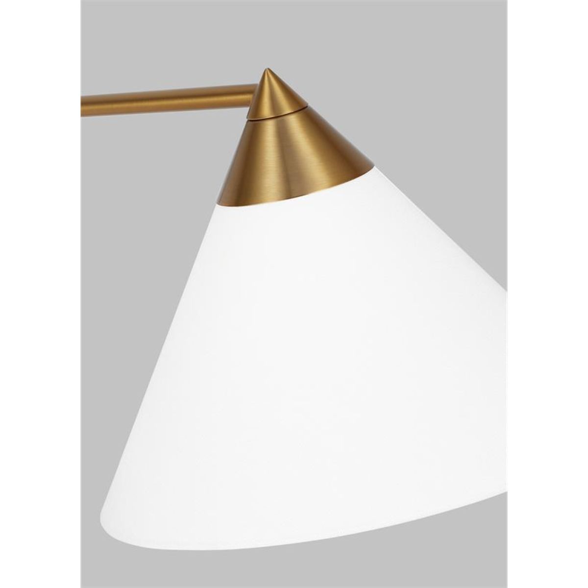 Franklin Task Floor Lamp Burnished Brass Finish - Bees Lighting