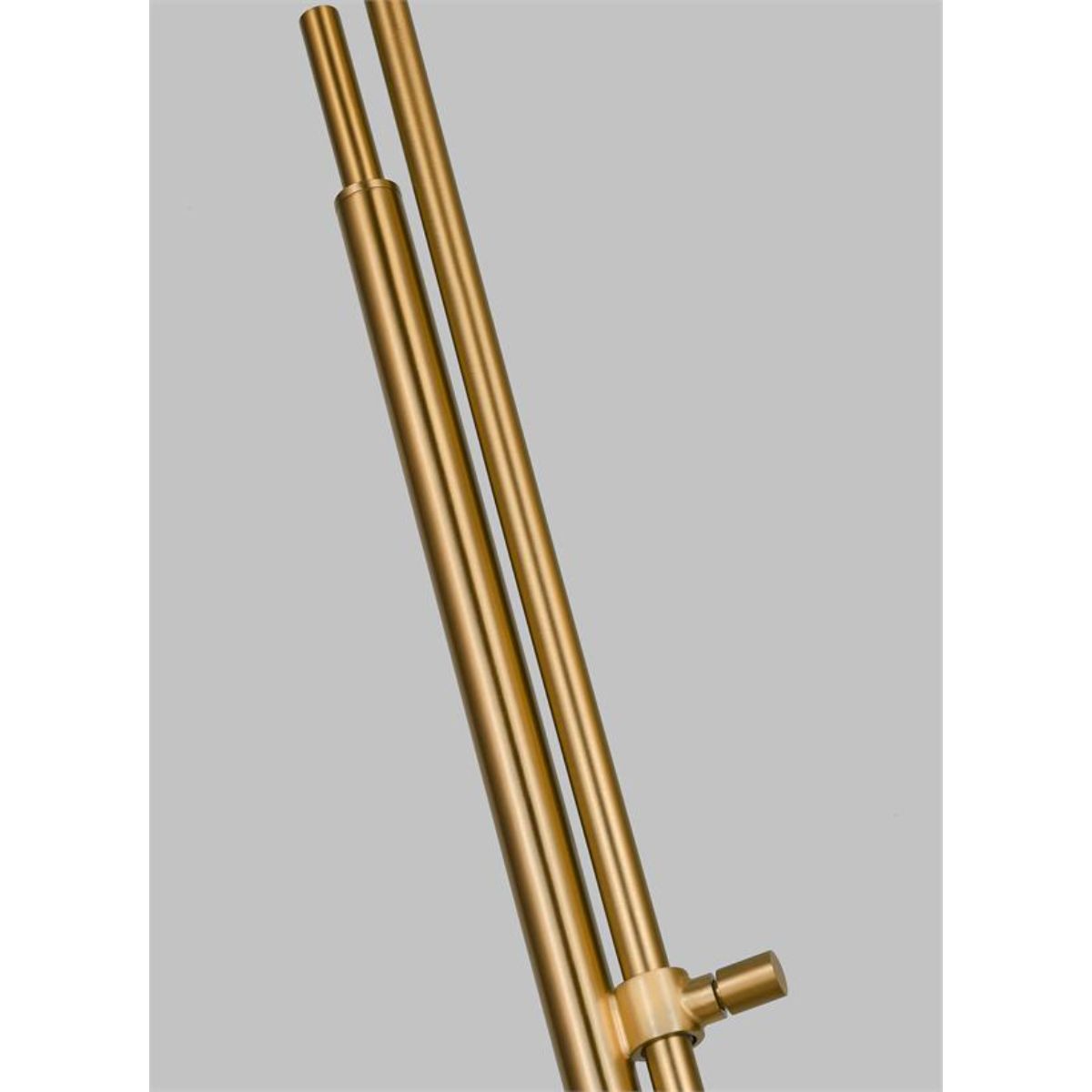 Franklin Task Floor Lamp Burnished Brass Finish - Bees Lighting