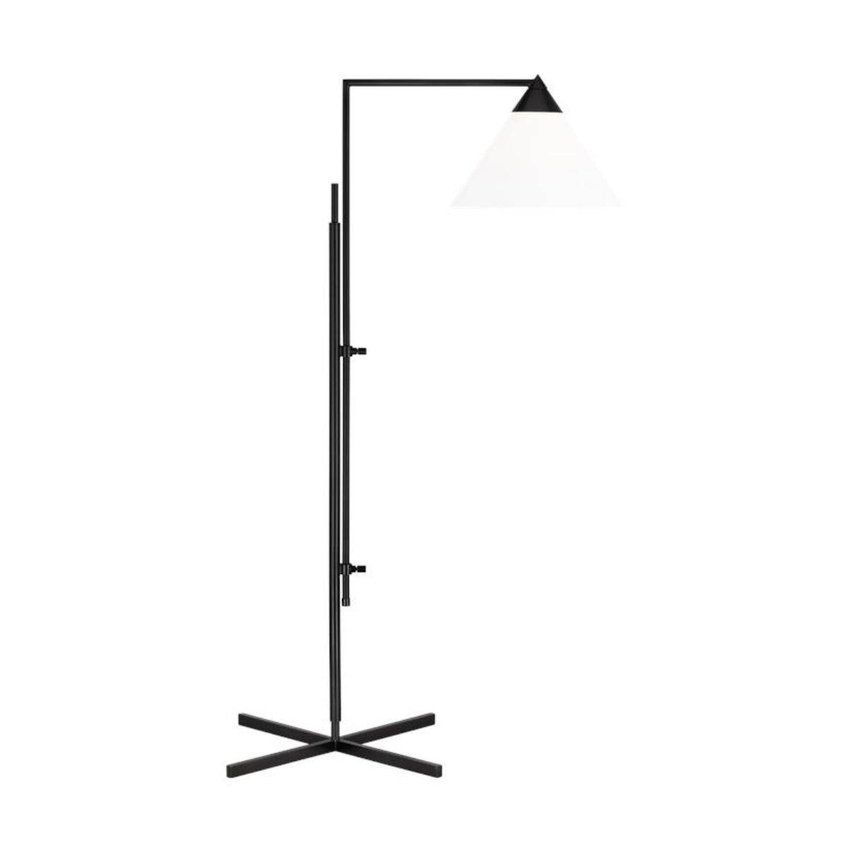 Franklin Task Floor Lamp Deep Bronze Finish - Bees Lighting