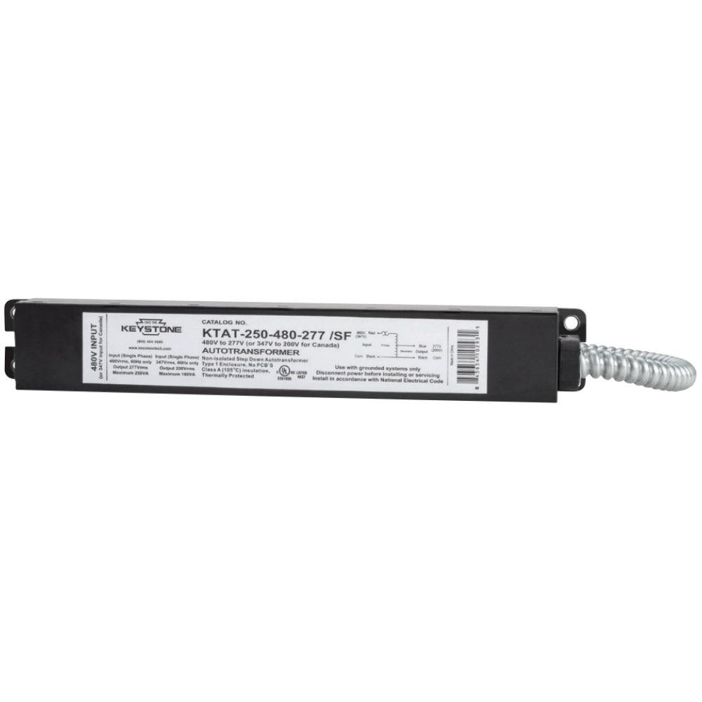 250VA Step Down Transformer, 480-347V Input, 277V Output, Single Phase, Single Flex - Bees Lighting
