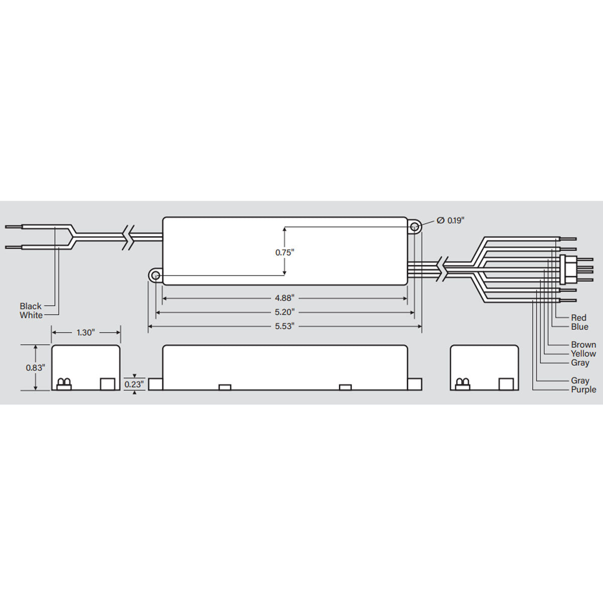 SmartCurrent 20Watts, USB Programmable LED Driver 200-730mA, 0-10V Dimming, 120-277V - Bees Lighting