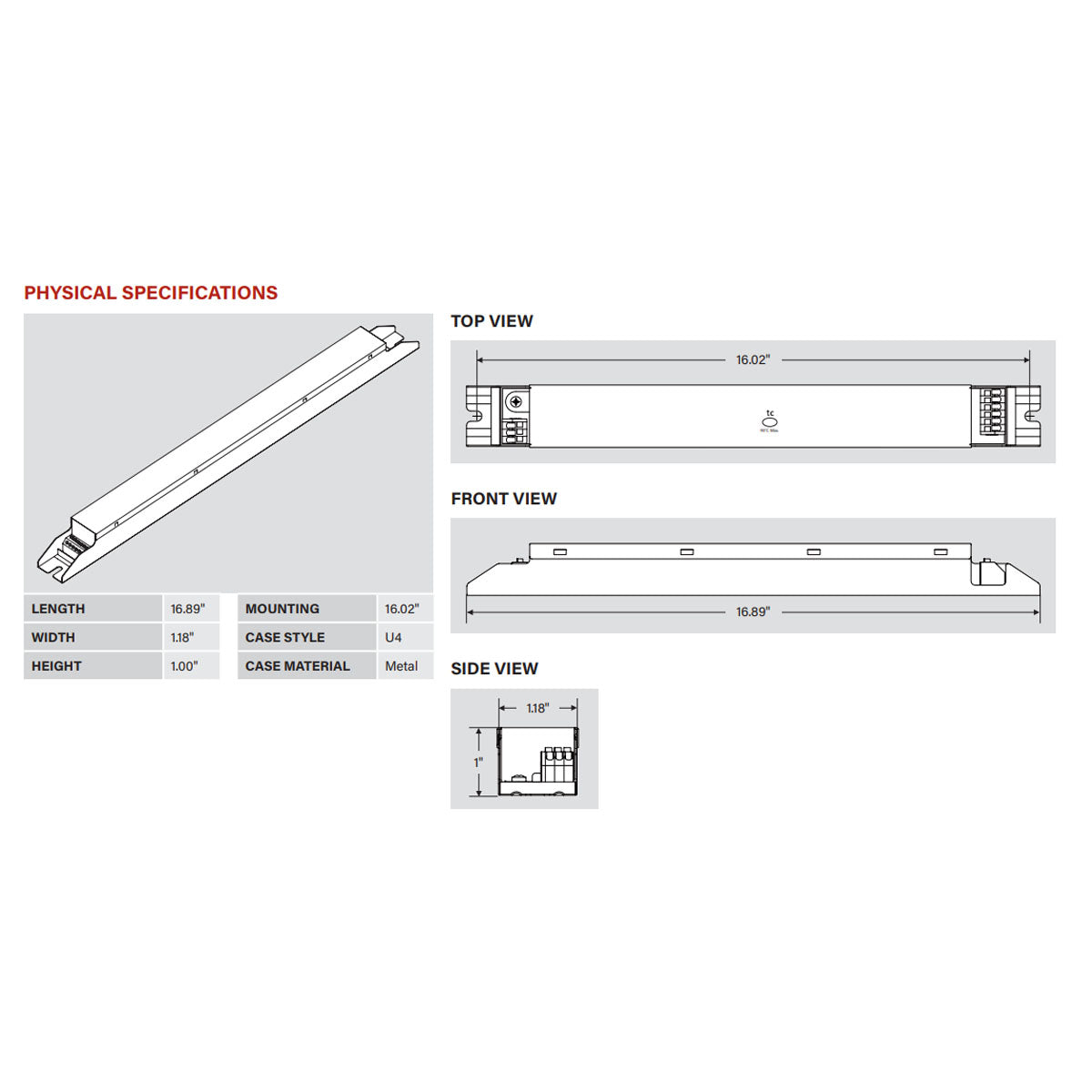 SmartCurrent 85Watts, USB Programmable LED Driver 860-2600mA, 0-10V Dimming, 120-277V - Bees Lighting