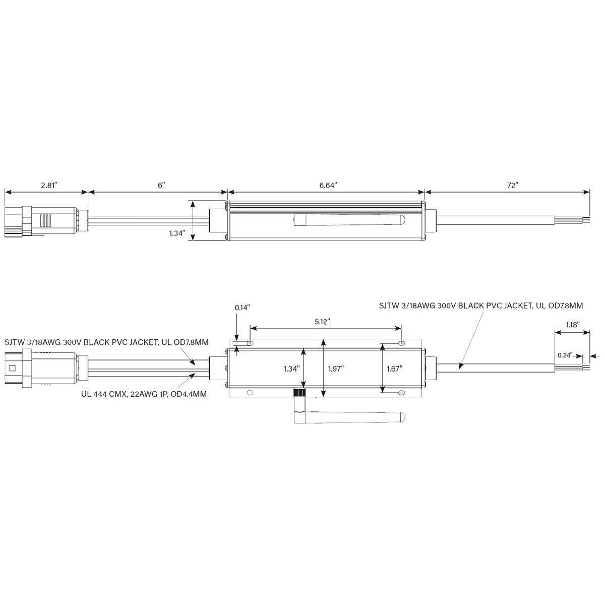 Smartloop Wireless DMX Controller 120-277V 6A Pass Through Current, Bluetooth 4.2 Wireless Protocol, 100ft Wireless Range - Bees Lighting