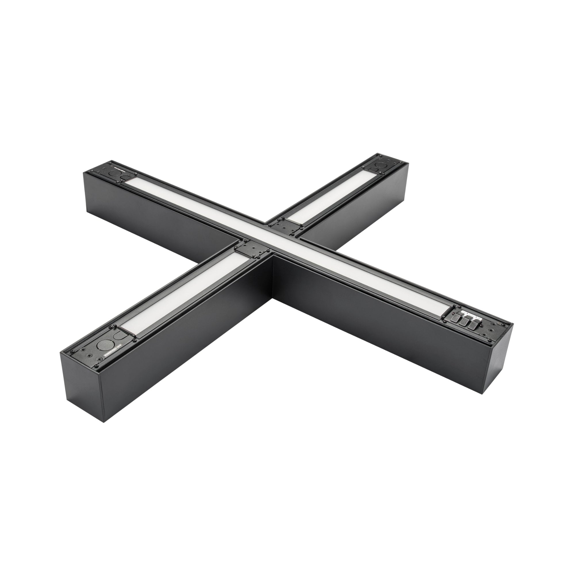 X Connector Module, 50W, 6250 Lumens, Selectable CCT, Black - Bees Lighting