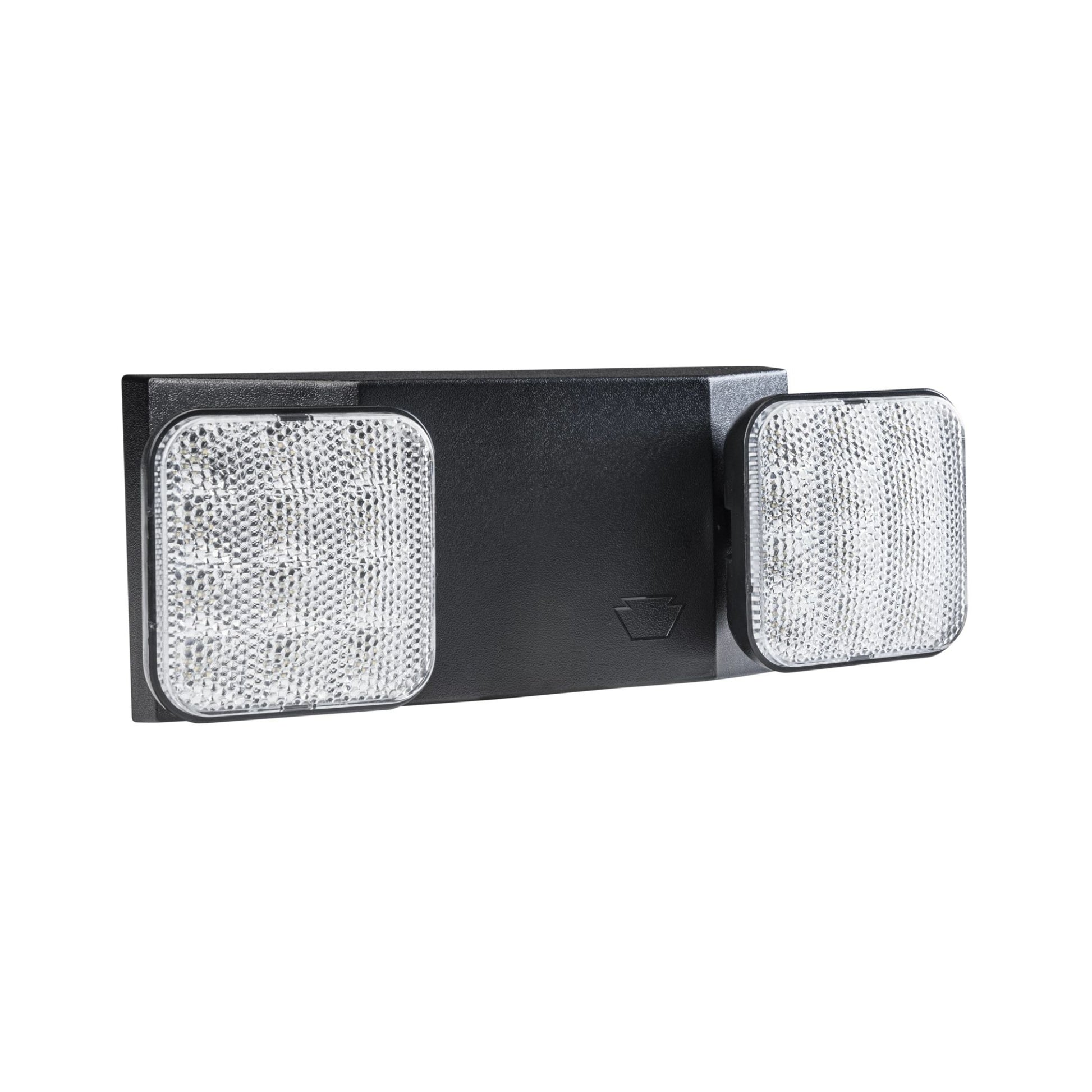 LED Emergency Light, 200 Lumens, Surface Mount, Black, Remote Capable - Bees Lighting