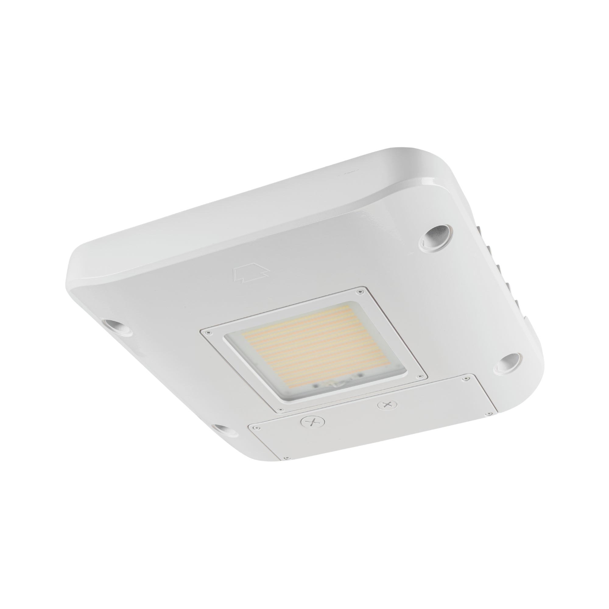 LED Gas Station Canopy Light, 150W, 22500 Lumens, 30K/40K/50K, 120-277V
