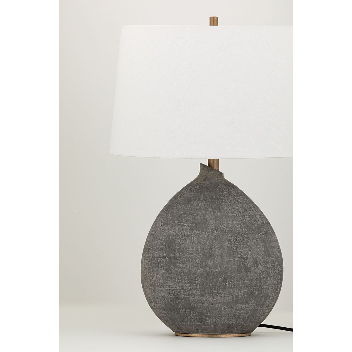 Denali Table Lamp with Gold Leaf Accents