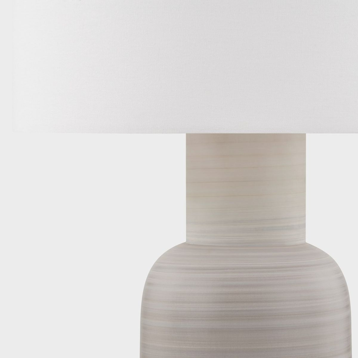 Breezy Point Table Lamp Aged Brass with Ceramic Matte Dune Finish - Bees Lighting