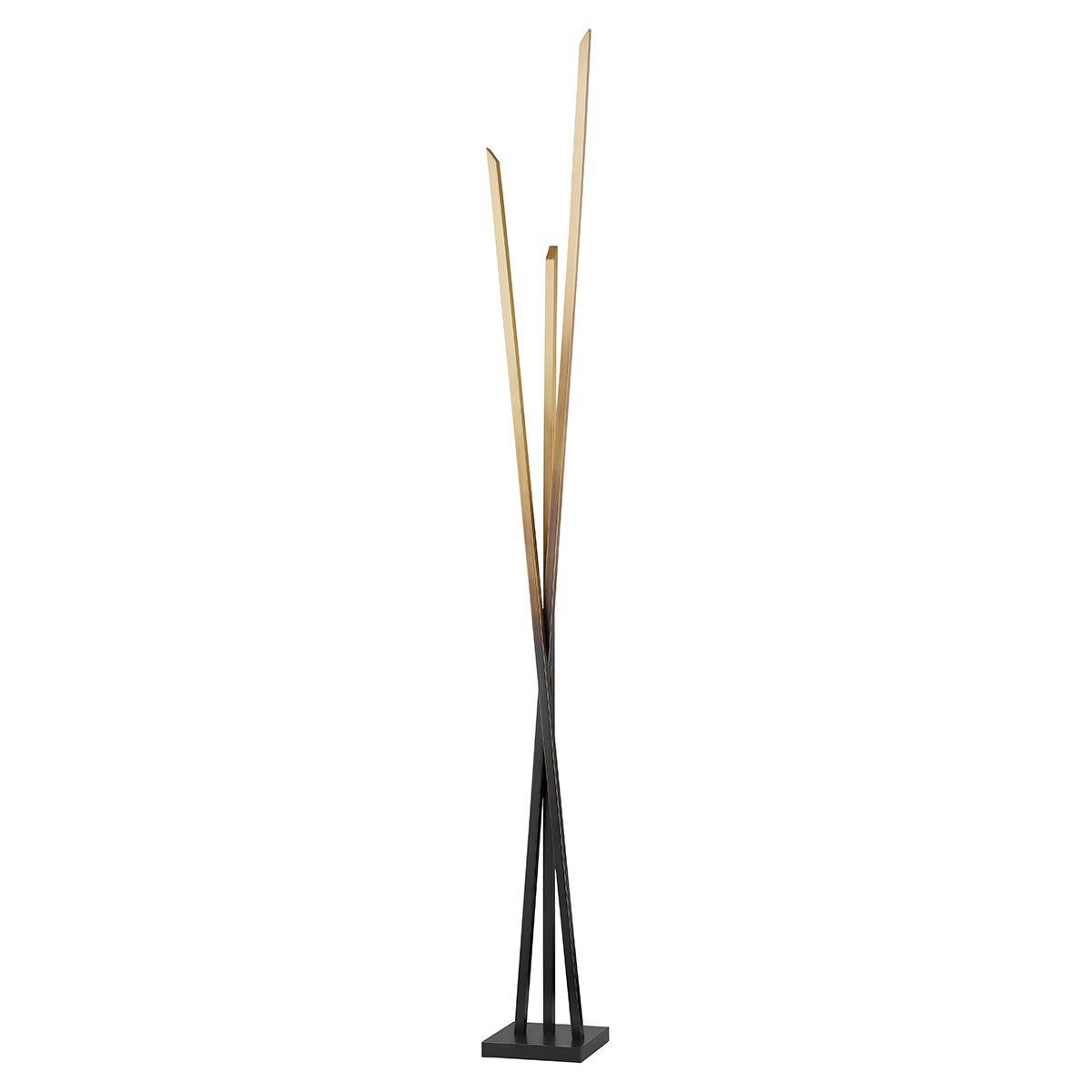 Gansevoort LED Floor Lamp Gradient Brass Finish - Bees Lighting
