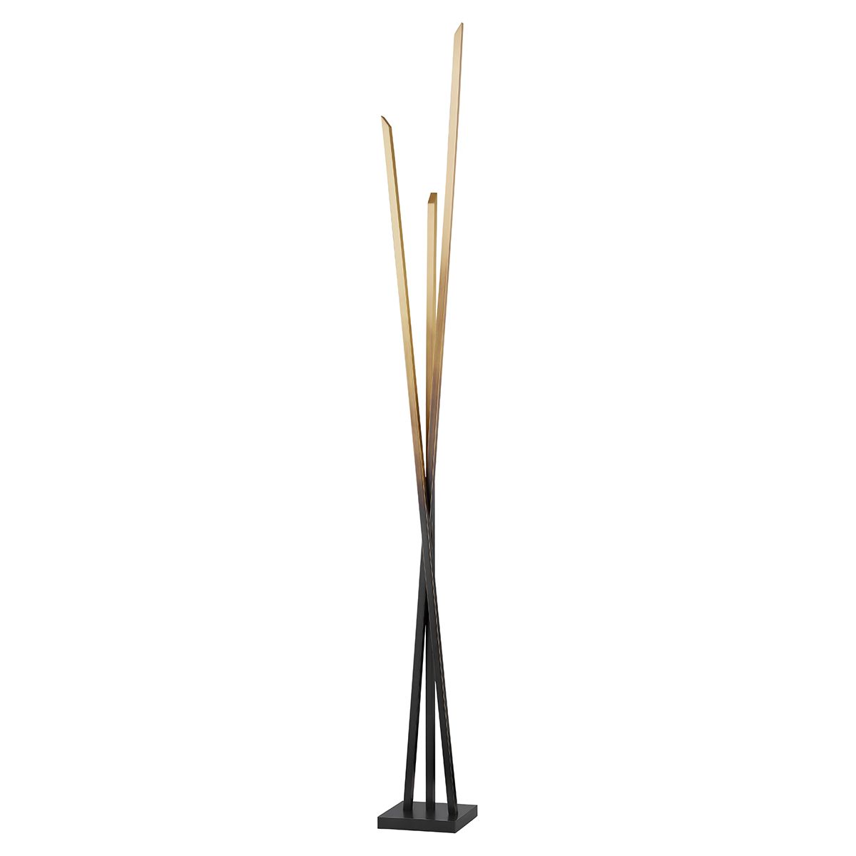 Gansevoort LED Floor Lamp Gradient Brass Finish - Bees Lighting