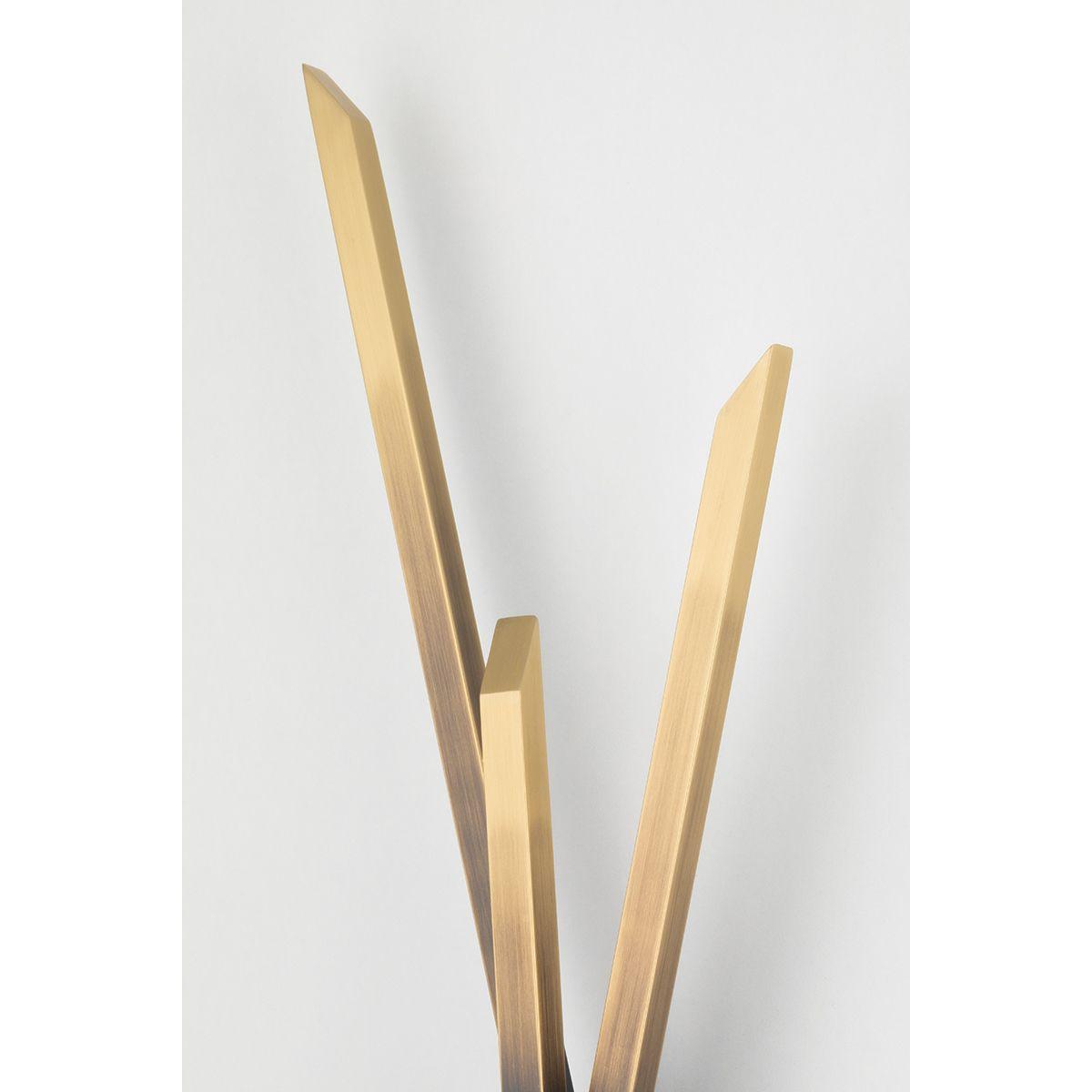 Gansevoort LED Floor Lamp Gradient Brass Finish - Bees Lighting