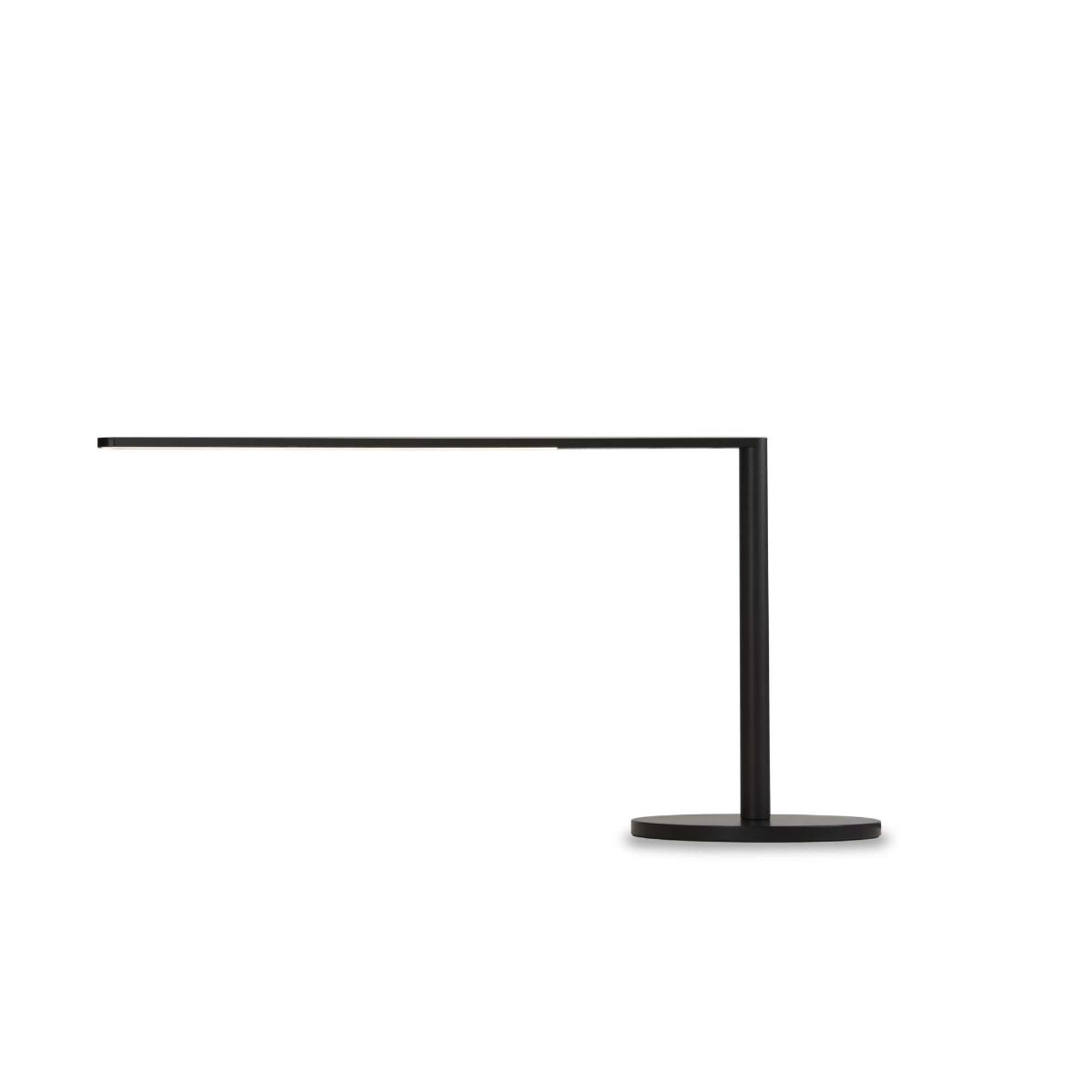 Lady7 Metallic Black Contemporary LED Desk Lamp and USB Port - Bees Lighting