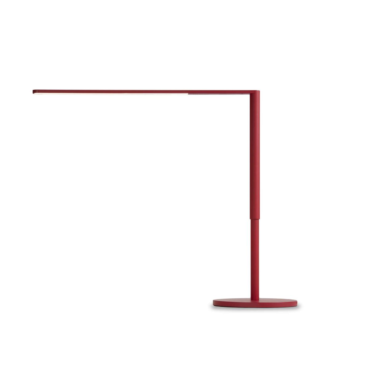 Lady7 Matte Red Contemporary LED Desk Lamp and USB Port - Bees Lighting