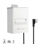 Dual-Channel Magnetic Transformer with Photocell Timer - Stainless Steel