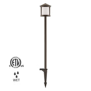 WAC Lighting 21 in. 5CCT LED Adjustable Contemporary Path Light in Bronze
