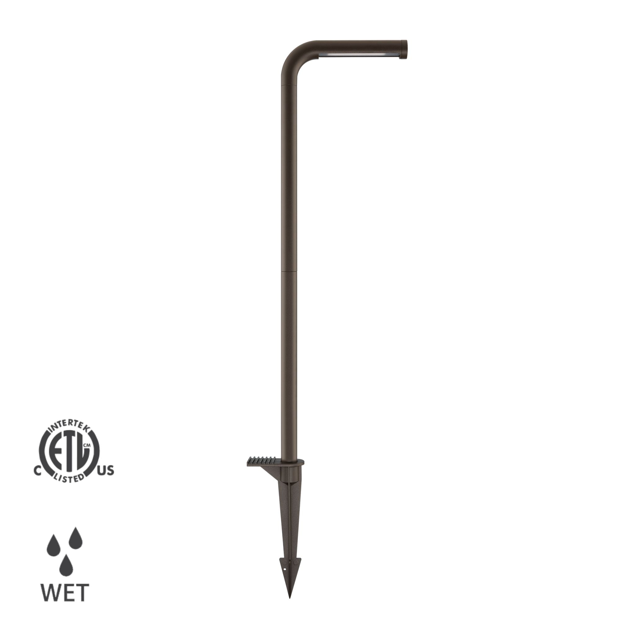 4W LED Pathway Light - 5CCT Selectable, 225 Lumens, Bronze
