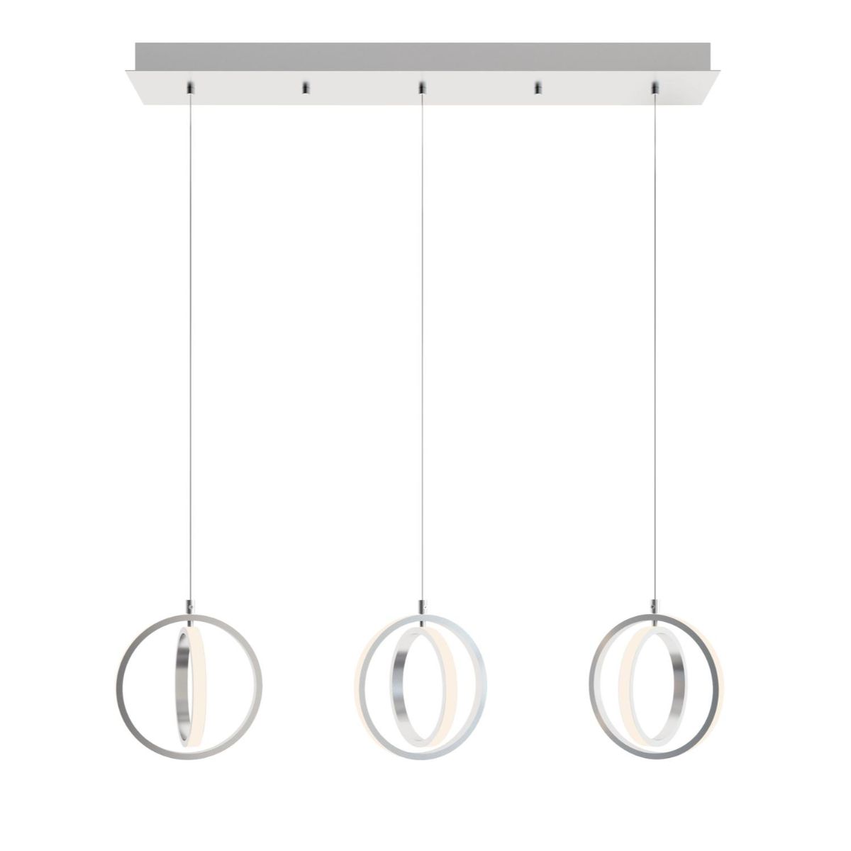 Lock 3 Lights 36 In. LED Pendant Light