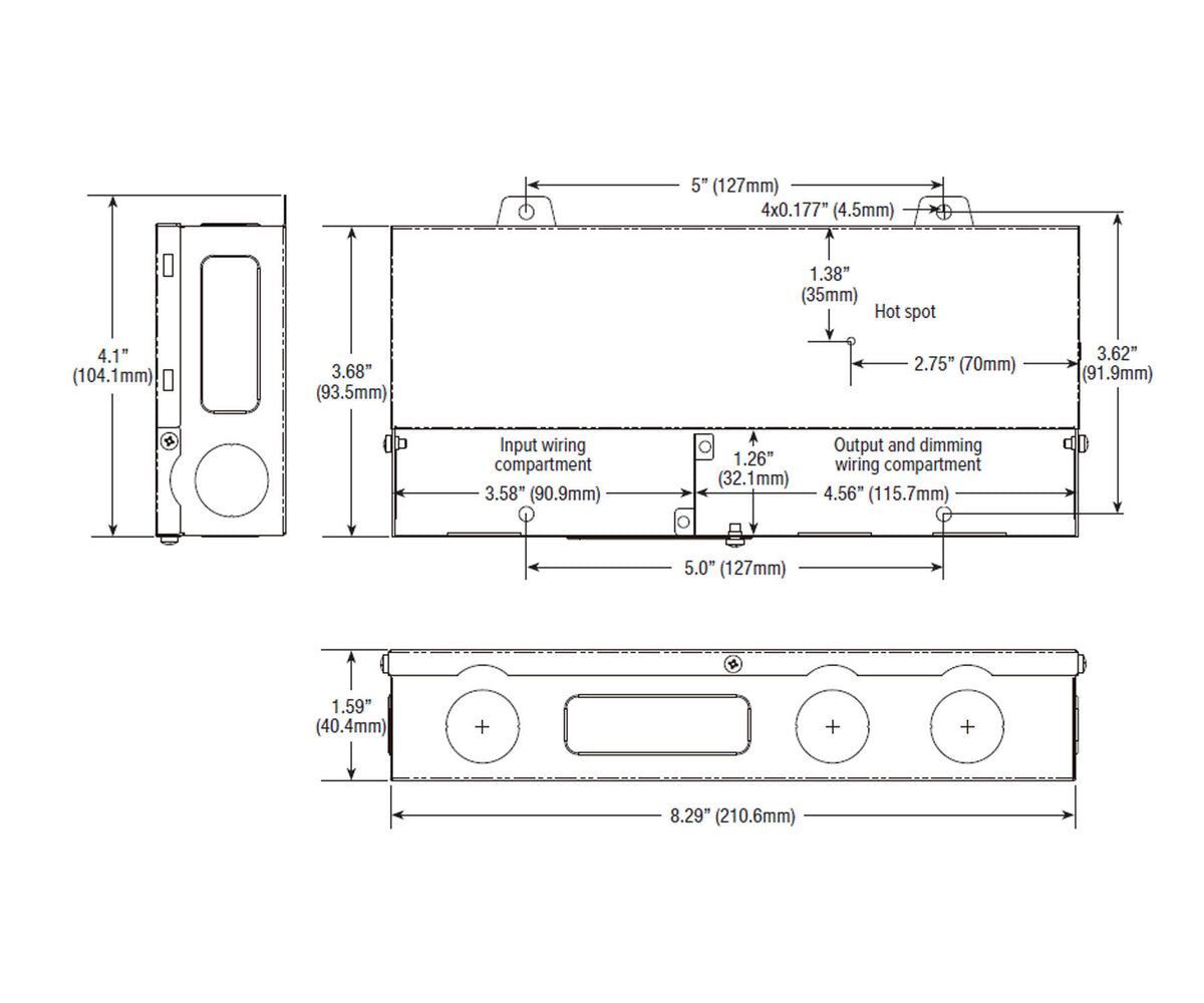 GM Lighting LD-XD-UNV60-24 - LineDRIVE 60 Watts, 24VDC LED Driver ...