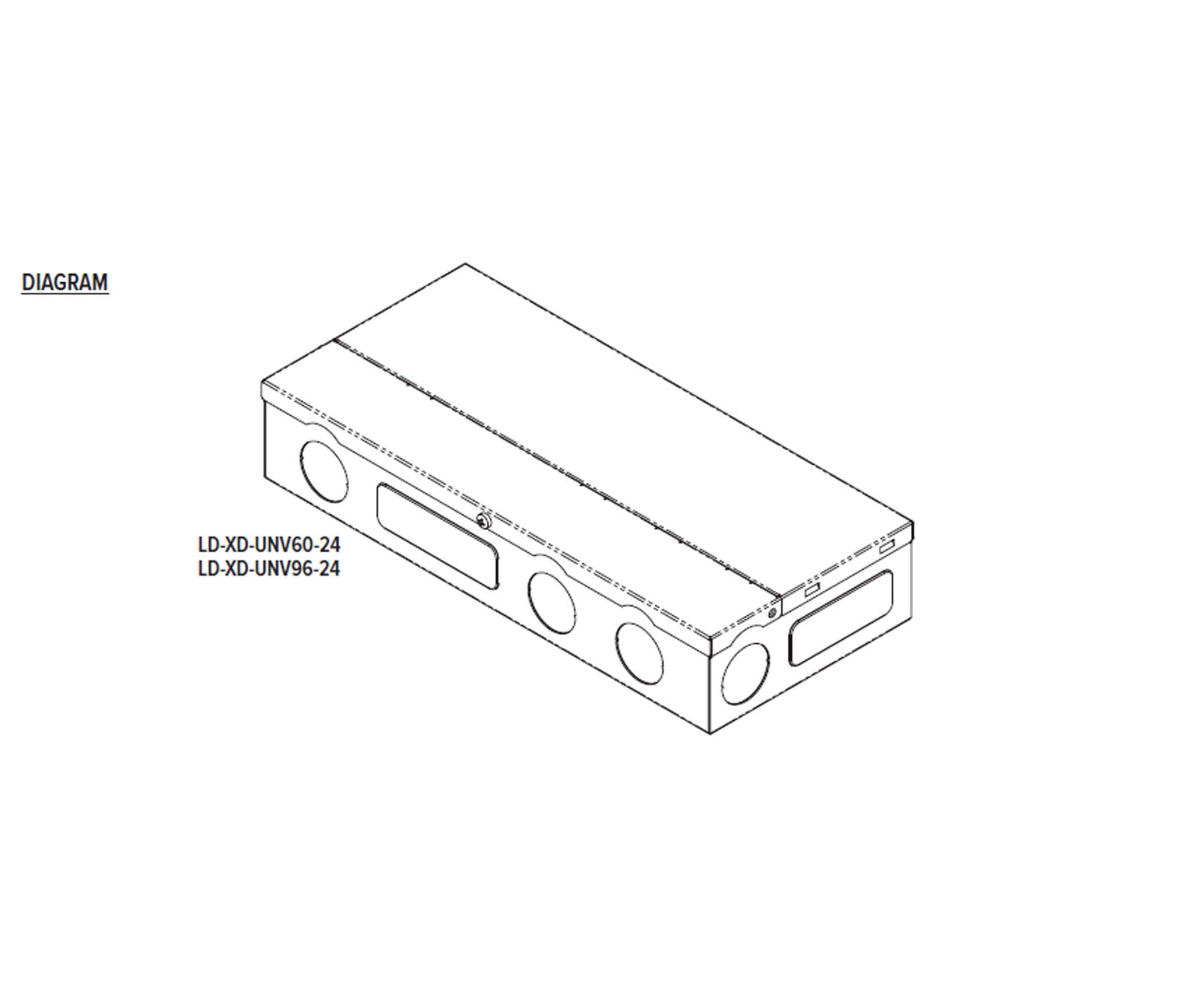 LineDRIVE 60 Watts, 24VDC LED Driver, Triac, ELV, MLV and 0-10V Dimming, 120-277V Input - Bees Lighting