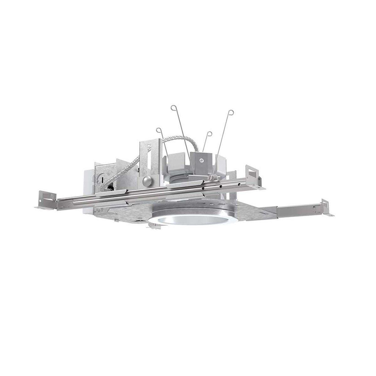 4 in. Commercial LED Recessed Downlight, 2700 Lumens Adjustable, Selectable CCT, 30K/35K/40K/50K, Battery Backup Included (Reflector Sold Separately)