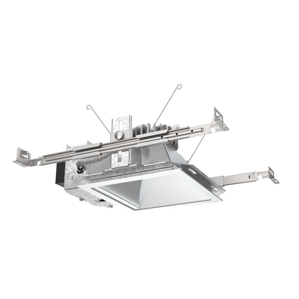 Lithonia LDN6 Square Commercial LED Recessed Downlight, 2300 Lumens Adjustable, Selectable CCT, 30K/35K/40K/50K (Reflector Sold Separately)