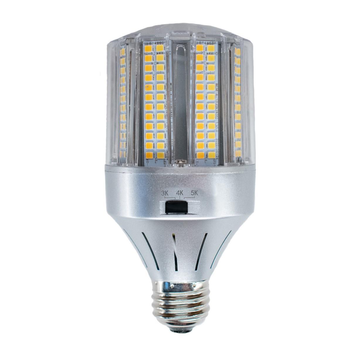 Retrofit LED Corn Bulb, 18W, 2610 Lumens, Selectable CCT, 30K/40K/50K, E26 Base, 120-277V - Bees Lighting