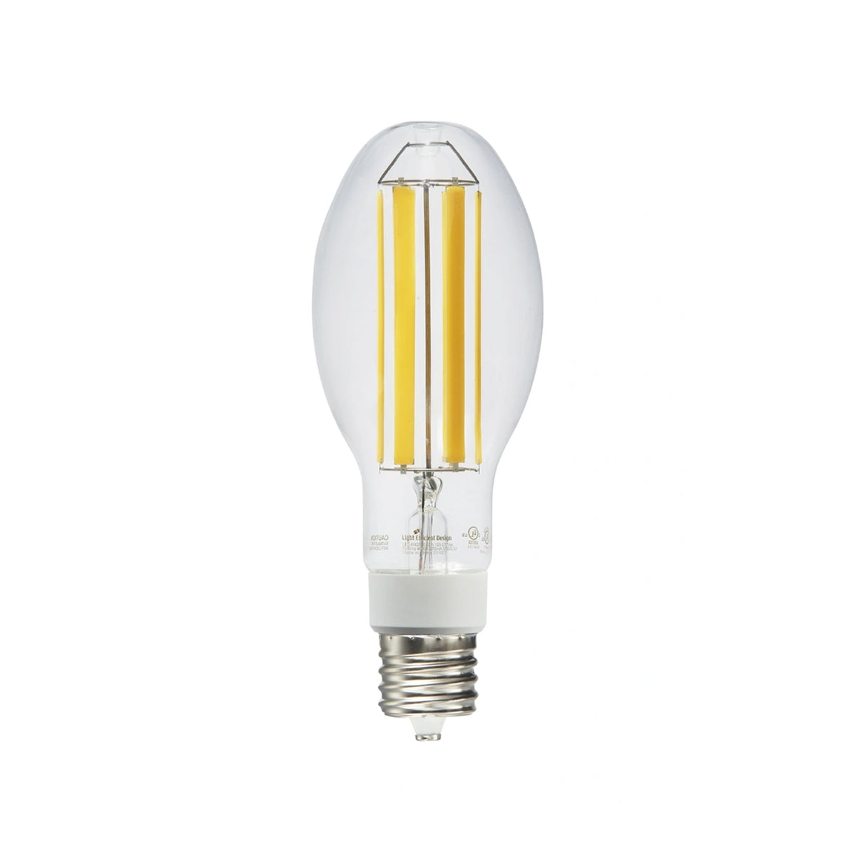 ED28 Filament Style Retrofit Bulb, 250W HID, 45 Watt, 6000 Lumens, 2200K, EX39 Mogul Extended Base, Clear Finish