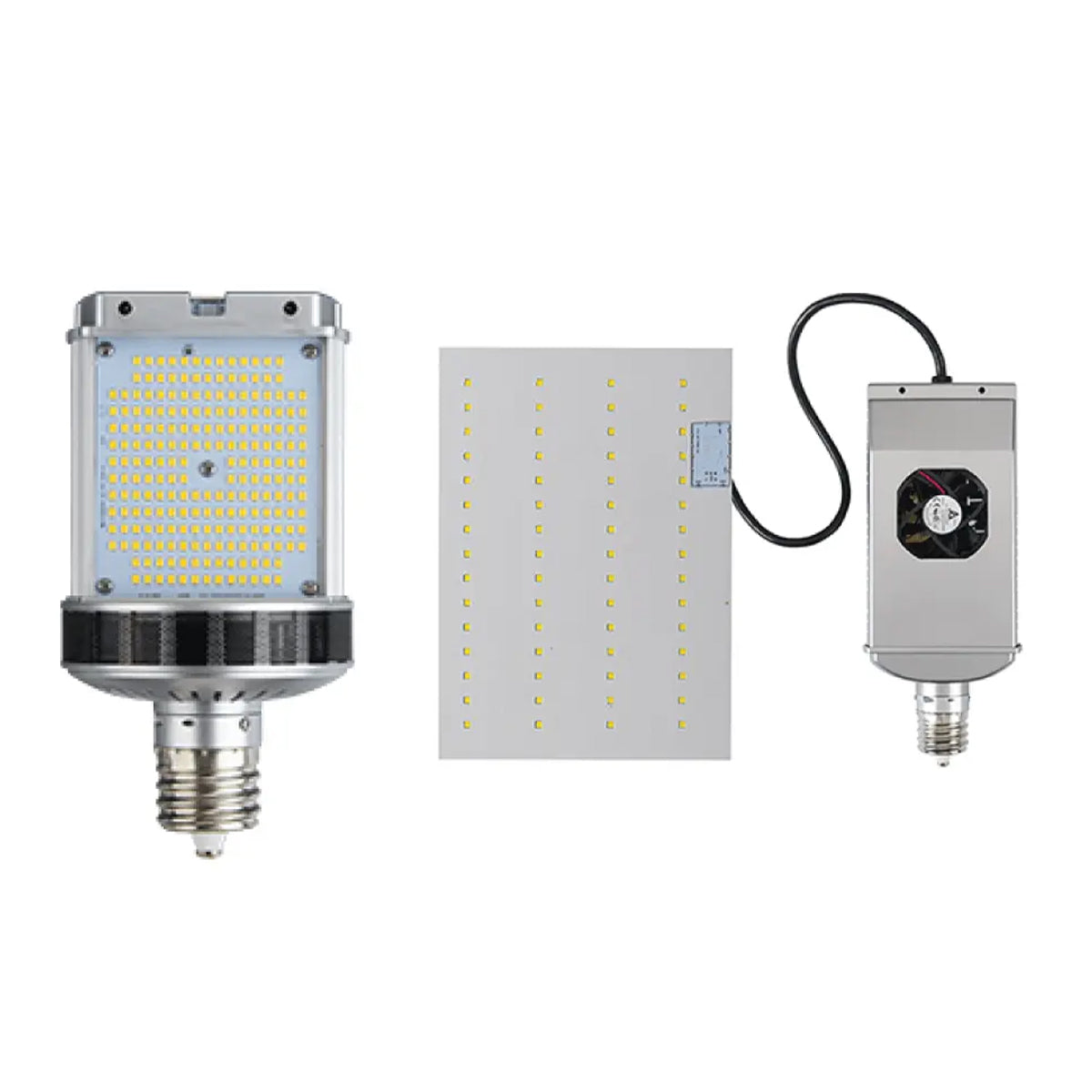 Wall Pack/Shoebox LED Retrofit Lamp, 10000W HID, 320W, 44610 Lumens, 5000K, EX39 Mogul Extended Base, 120-277V