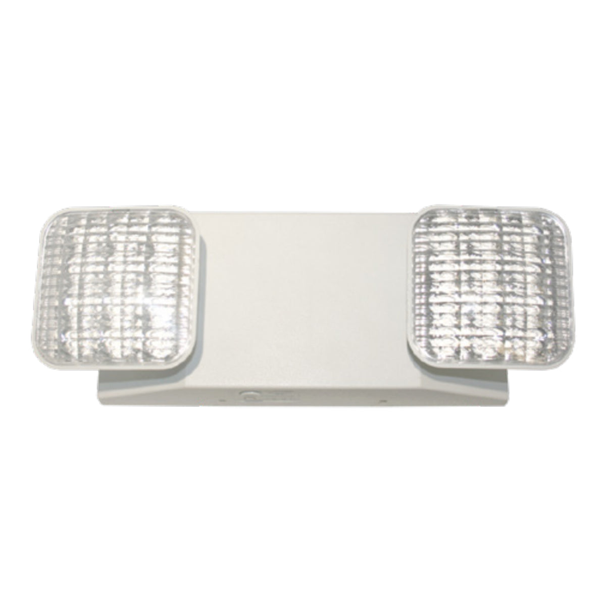 LED Emergency Light, 2 Watts, 2 Adjustable Light Heads, 120-277V, White - Bees Lighting