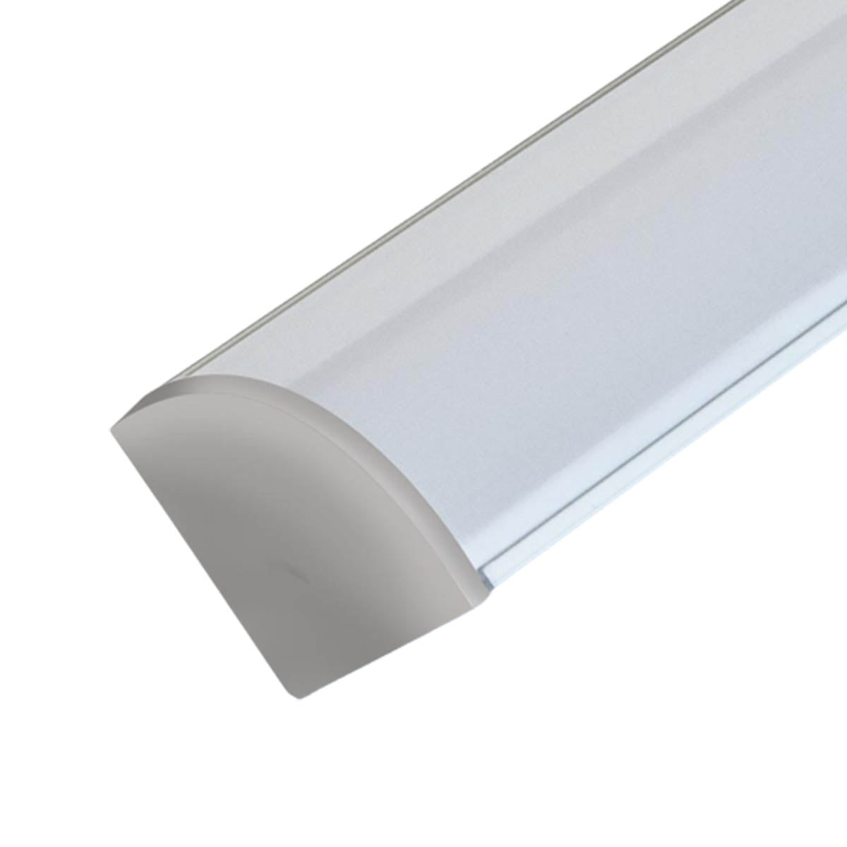 Two End caps, one solid, one with wiring hole for LED-CHL-45-1200 Channel - Bees Lighting