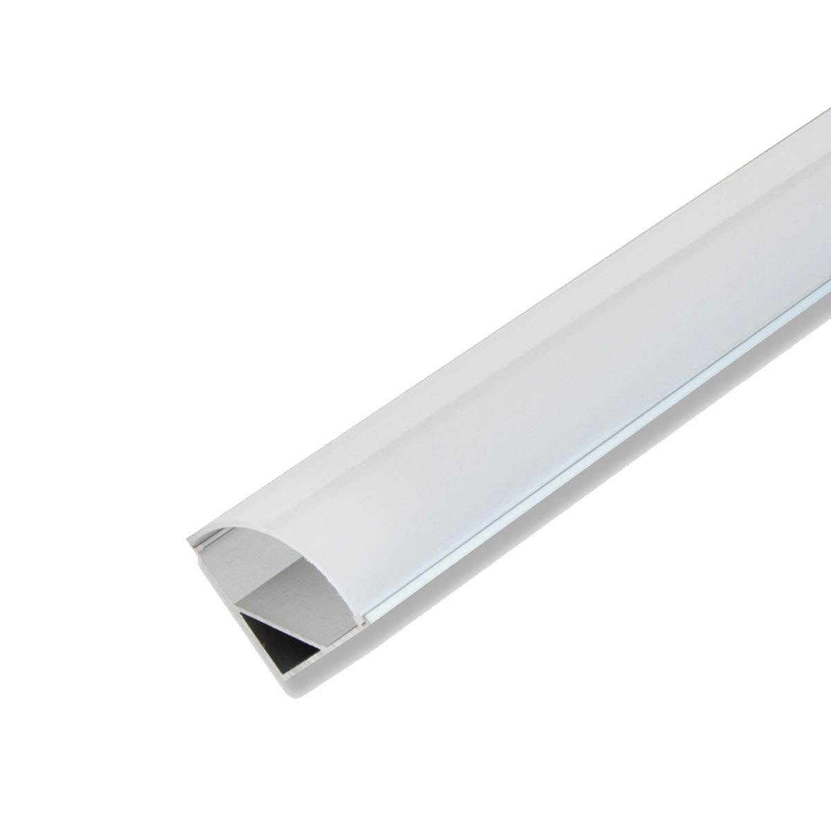 4ft 45° Extruded Aluminum Mounting Channel for LTR Series - Bees Lighting
