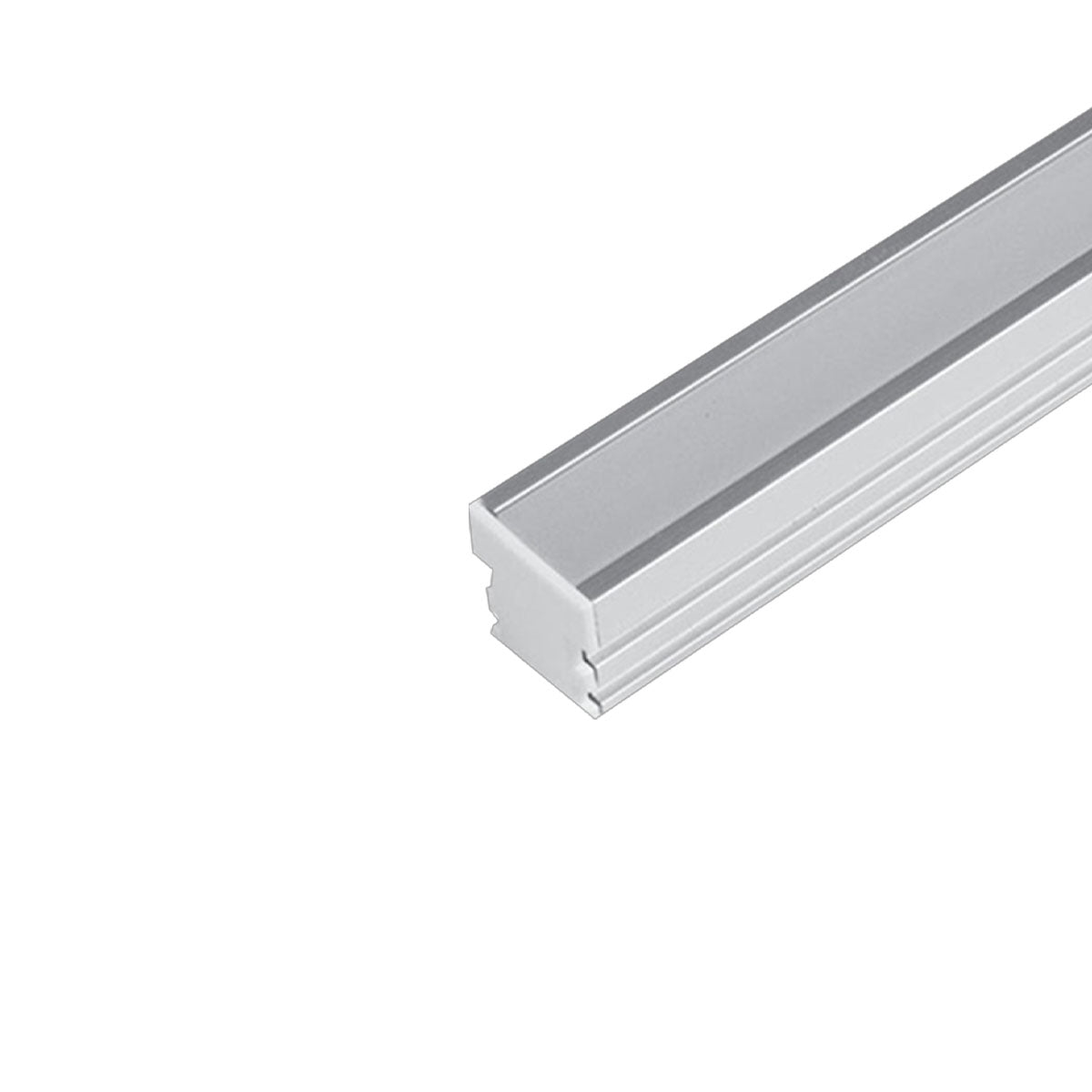 Two End caps, one solid, one with wiring hole for LED-CHL-XD-MD Channel - Bees Lighting