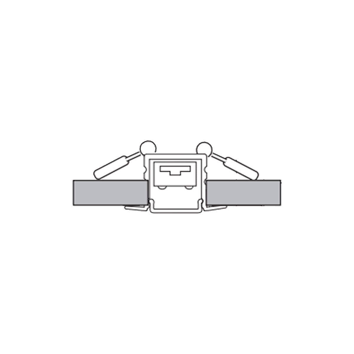 Drywall Spring Clips with Mounting Screws for LED-CHL-XD-MD-F Channel - Bees Lighting