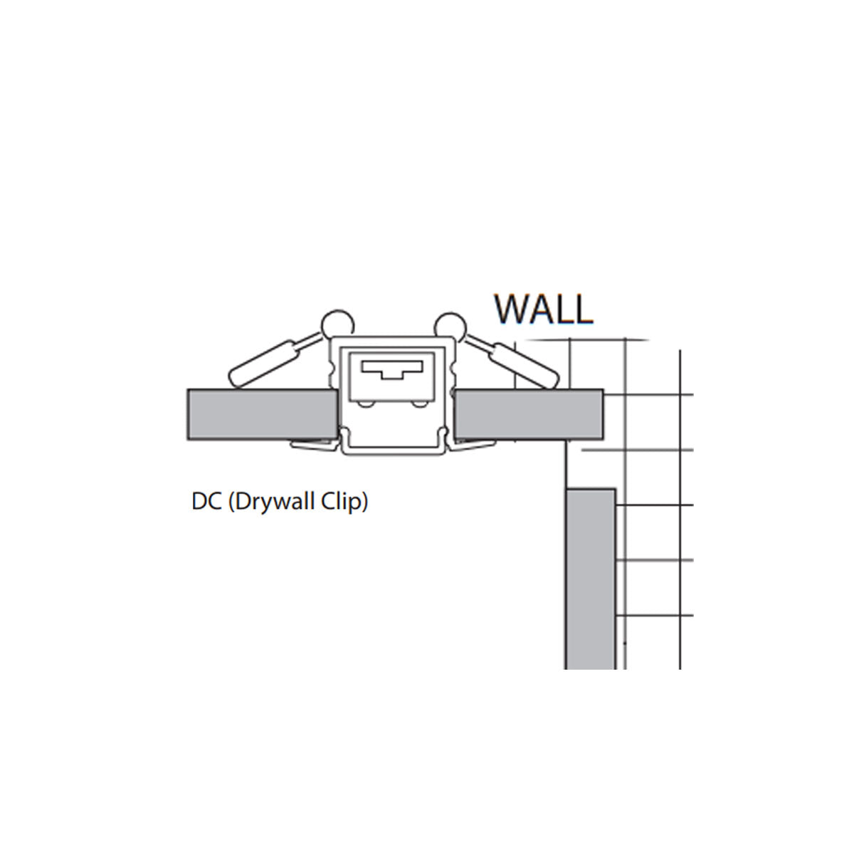 Drywall Spring Clips with Mounting Screws for LED-CHL-XD-MD-F Channel - Bees Lighting