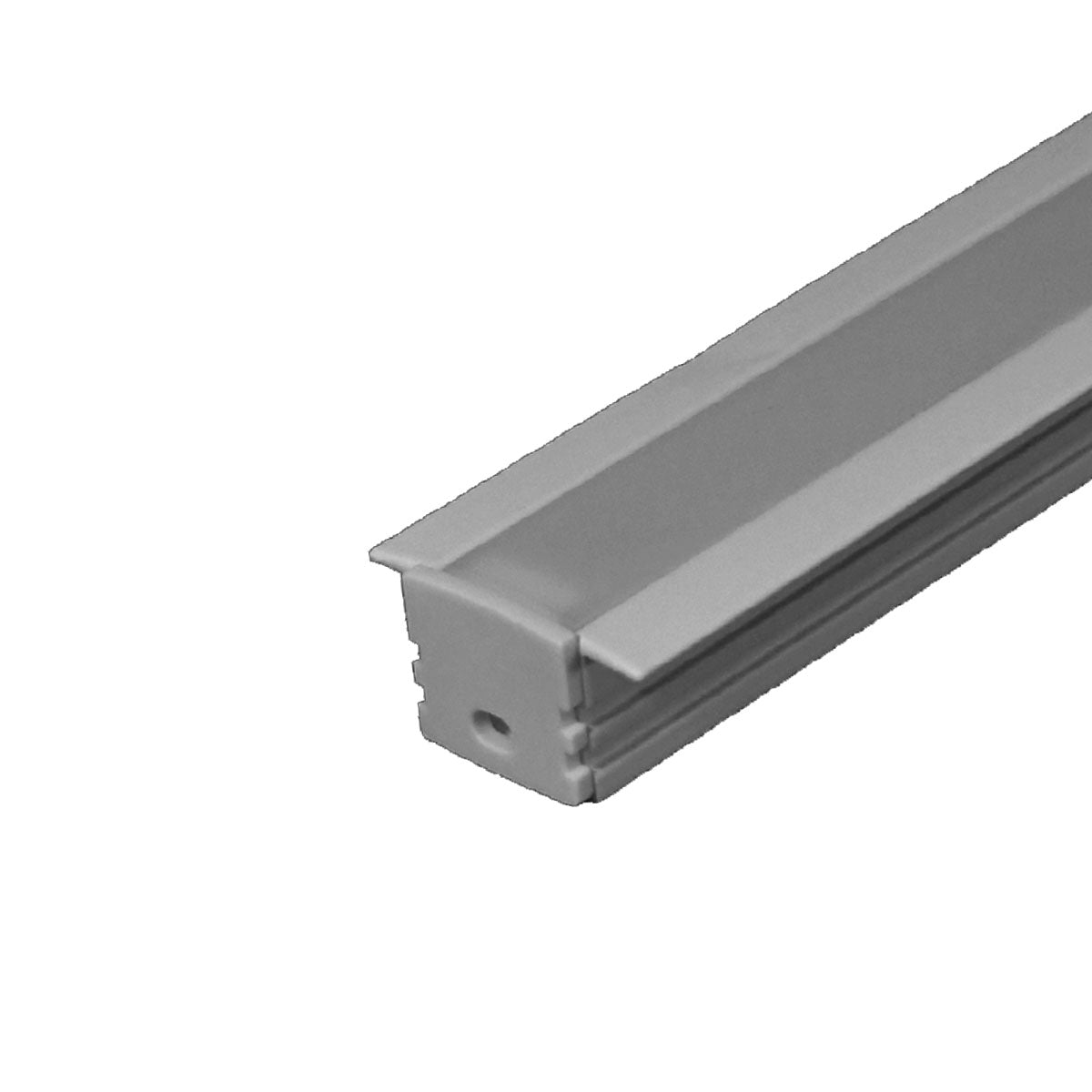 Two End caps, one solid, one with wiring hole for LED-CHL-XD-MD-F Channel - Bees Lighting