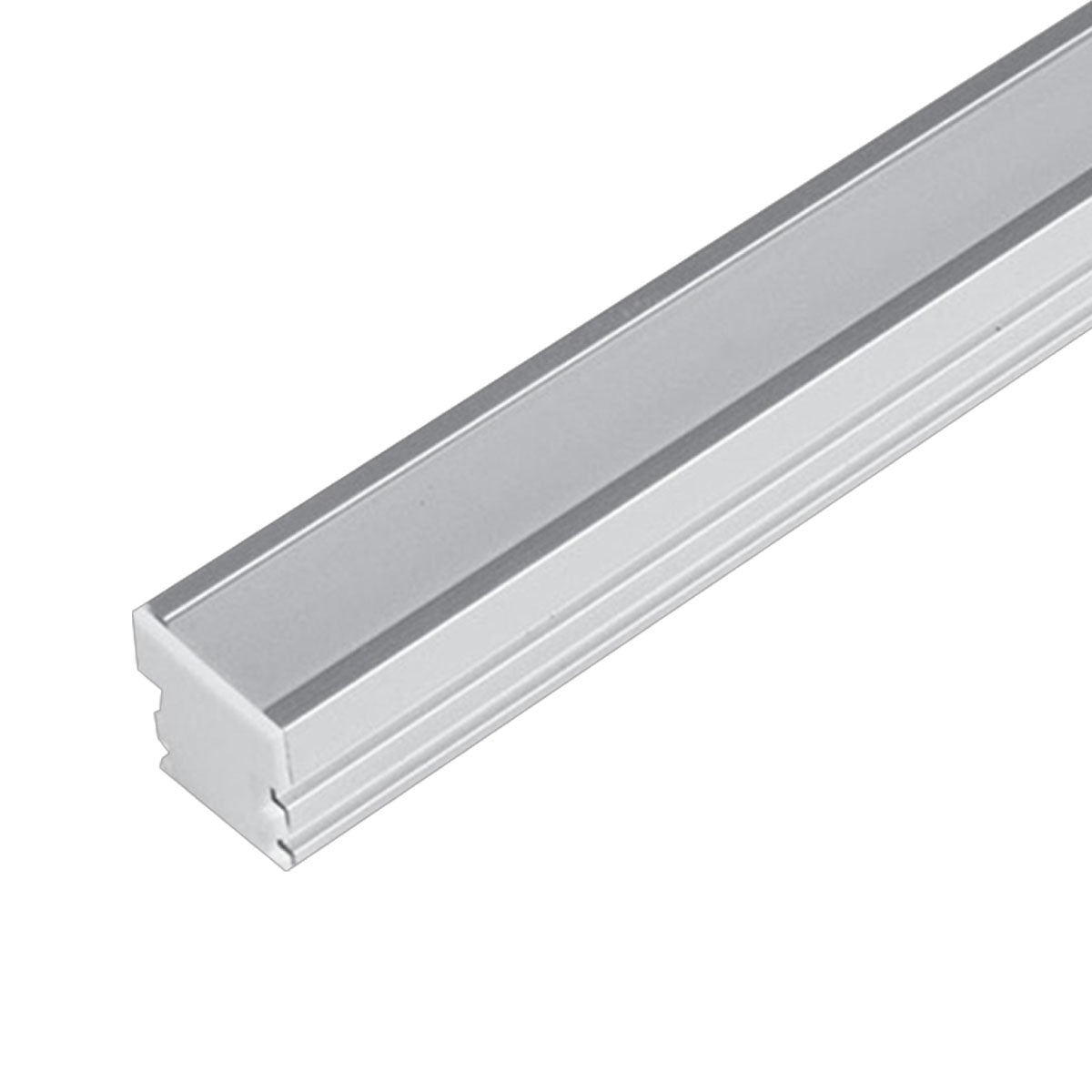 Extruded 4ft Mini Deep Format Channel for for LTR LED Strip and Tape Lights, White - Bees Lighting